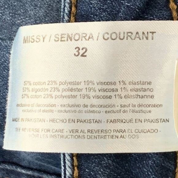 Sanctuary Denim Crop Jeans Womens 32 High Rise Modern Straight Blue - Picture 8 of 13